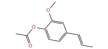 2-Methoxy-4-(1-propenyl)-phenyl acetate